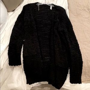 Black cardigan